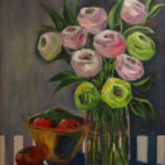 46 'Blooms' - Sharyn Talbot, Oils, 50x60cm, Not Framed, $375
