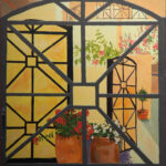 48 'Gated Community' - Lynn Hughes, Acrylic, 60x60cm, Not Framed, $650