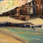 51 'Hamersley Ranges, Quiet Morning' - Louise Harrison, Acrylic, & Oils, 91x60cm, Not Framed, $1200