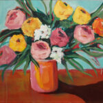 10 'Vase of Colour' - Sharyn Talbot, Acrylic, 50x40cm, Not Framed, $150