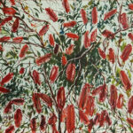 21 'Bottle Brush' - John L Holmes, Watercolour & Ink, 30x21cm, Framed, $100