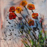 30 'Handy Flowers' - Ray Hackett, Acrylic, 30x40cm, Not Framed, $20
