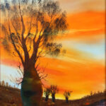 31 'Adansoniia gregorii (Boab)' - Ray Hackett, Oils, 40x60cm, Framed, $150