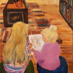 02 'Keeping Warm' - Danielle Bain, Acrylic, 25x31cm, Not Framed, $60