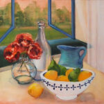 07 'Dusk' - Eunice King, Acrylic, 46x46cm, Not Framed, $250