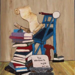 10 'My Study' - Gloria Martens, Acrylic, 30x40cm, Framed, $90