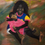 12 'Big Sister' - Arja Tossavainen, Oils, 60x50cm, Not Framed, $150