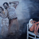 14 'Till Death do Us Part' - John L Holmes, Acrylic, 40x30cm, Framed, $100