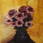 19 'Old John's Vase' - Jan Laing, Acrylic, 23x30cm, Not Framed, $80