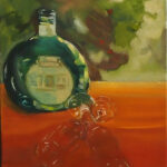 23 'Wine o'Clock' - Louise Harrison, Oils, 30x40cm, Not Framed, $100