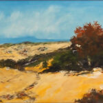 07 'River View' - Ray Hackett, Oils, 90x53cm, Framed, $500