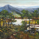 11 'Lunch in the Mary Valley' - John L Holmes, Acrylic, 63x50cm, $200