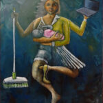 16 'The Mother Load' - Evelyn Kerlin, Acrylic, 50x60cm, Not Framed, $200