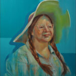17 'The Sitter' - Sharyn Talbot, Oils, 50x60cm, $375