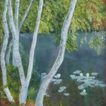 22 'A Quiet Place' - Gloria Martens, Oils, 40x50cm, Framed, $100