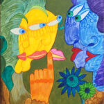 33 'First Touch' - Manfred Olsen, Acrylic, 40x50cm, Not Framed, $470