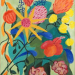 41 'Floral Collection' - Jodi Van Der Pligt, Acrylic, 40x50cm, Not Framed, $70