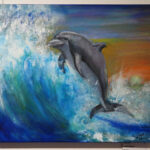 09 'Under the Sea' - Raija Jantti, Acrylic, 50x40cm, Not Framed, $120