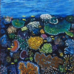 15 'Under the Sea' - Arja Tossavainen, Oils, 290x290cm, Not Framed, $100