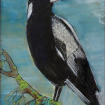 06 'Maggie' - Tarja Rantala, Mixed Media, 21x30cm, Framed, $75