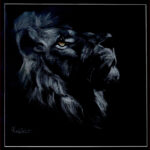 12 'Leo' - Sharyn Talbot, Graphite, 30x38cm, Framed, $275