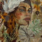 16 'Dreaming away' - Vanessa Aubrey, Mixed Media, 30x40cm, Framed, $200