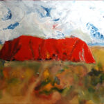 21 'Storm Brewing' - Rosie Sheehan, Acrylic, 40x30cm, Not Framed, $75