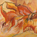 22 'Channel Country Aerial' - Danielle Bain, Acrylic, Canvas, 61x45cm, Not Framed, $180