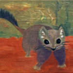 24 'Mulgara' - Danielle Bain, Acrylic, Canvas, 25x20cm, Not Framed, $40