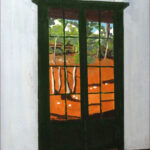 27 'Outback Reflection' - Lynne Wright, Acrylic, Board, 25x30cm, $80