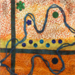 29 'Artesian Mirage - The Bubbler' - Helen Boydell, Mixed Media, 33x33cm, $15