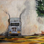 31 'Dust Princess' - Jan Laing, Acrylic, 40x30cm, Not Framed, $325