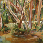 15 'Creek in Flood, Yurara' - Danielle Bain, Acrylic, Canvas, 90x60cm, Not Framed, $100