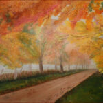 20 'Misty Morning, Victorian Alps' - Gloria Martens, Oils, 76x51cm, Framed, $300
