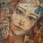 23 'Dreamer' - Vanessa Aubrey, Mixed Media, 30x40cm, Framed, $200