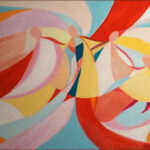 03 'Move to the Music' - Danielle Bain, Acrylic, Canvas, 40x30cm, Not Framed, $95