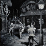 12 'Echos in the Quarter' - Tony Edbrooke, Acrylic, Canvas, 35x45cm, Not Framed, $195