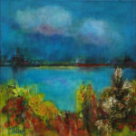 07 'After the Storm, Victoria Point' - Sharyn Talbot, Oils, Canvas, 50x40cm, Framed, $220