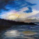 16 'Storm' - Ray Hackett, Acrylic, Board, 90x60cm, Framed, $250