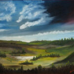 22 'After the Storm' - Tony Edbrooke, Oils, Canvas, 60x50cm, Not Framed, $95