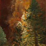 26 'Ablaze' - Gloria Martens, Oils, 30x40cm, Not Framed, $80