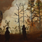 27 'Exhausted' - Gloria Martens, Oils, 40x30cm, Not Framed, $80