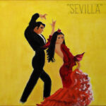 17 'Sevilla' - Arja Tossavainen, Oils, 20x20cm, Not Framed, $130