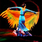 18 'Bailarora' - Sharyn Talbot, Acrylic, Canvas, 30x30cm, Not Framed, $175